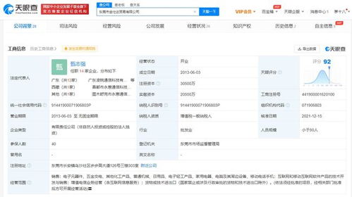 vivo關聯公司注冊資本增至3億元，軟件開發領域迎來顯著布局